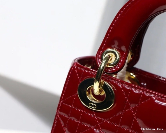 OldCobbler Bags leather Cow Mini patent Diro With Lady 0729